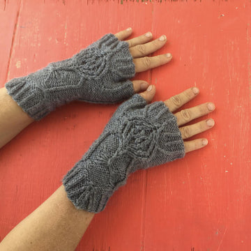 Spiderweb Fingerless Gloves