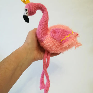 Knitting Pattern  pink flamingo