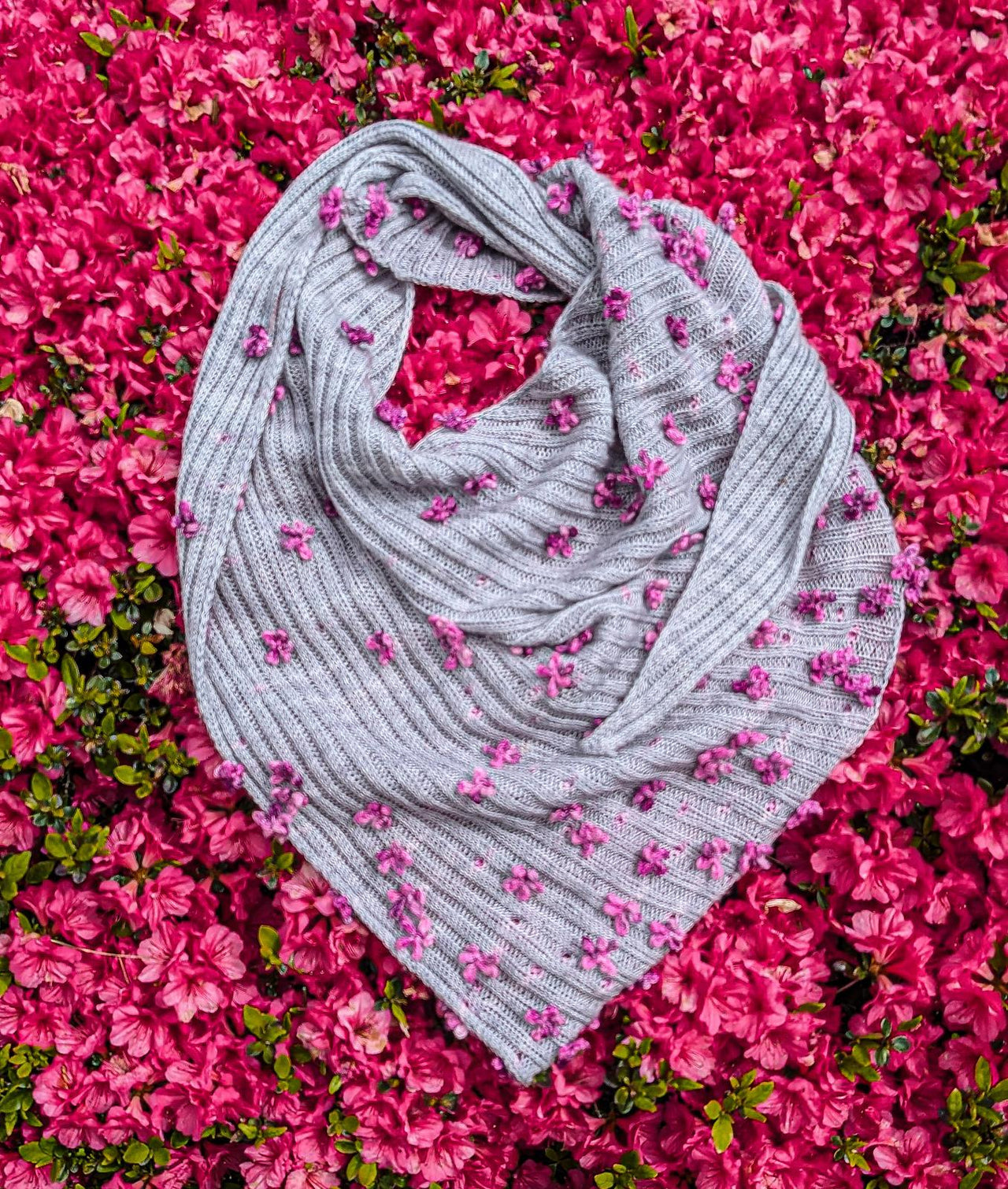 Floral Bouquet Shawl
