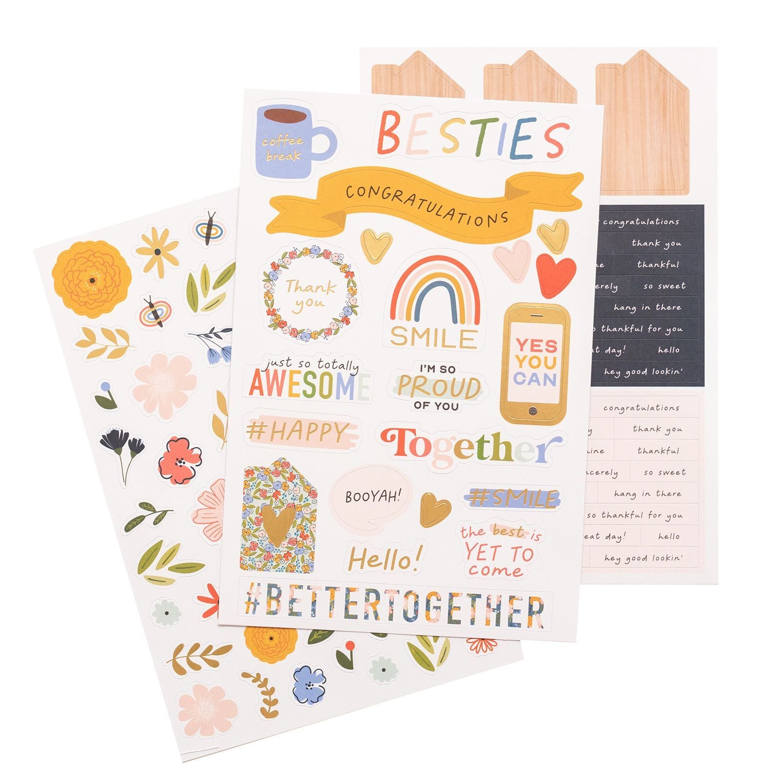 American Crafts Jen Handfield - Reaching out Sticker Book