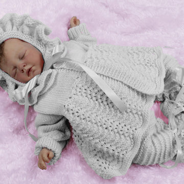 Ribbon & Roses Set Knitting Pattern #27