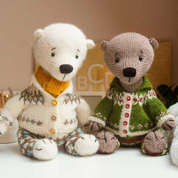 Knitting Pattern - Romantic Style Outfit for large toys