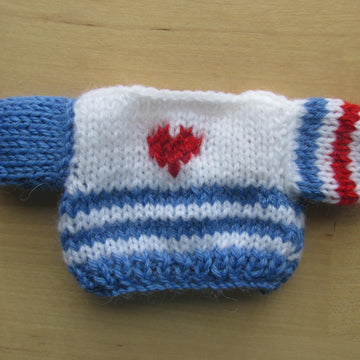 Stripe Cardigan Set for 5" Berenguer Baby