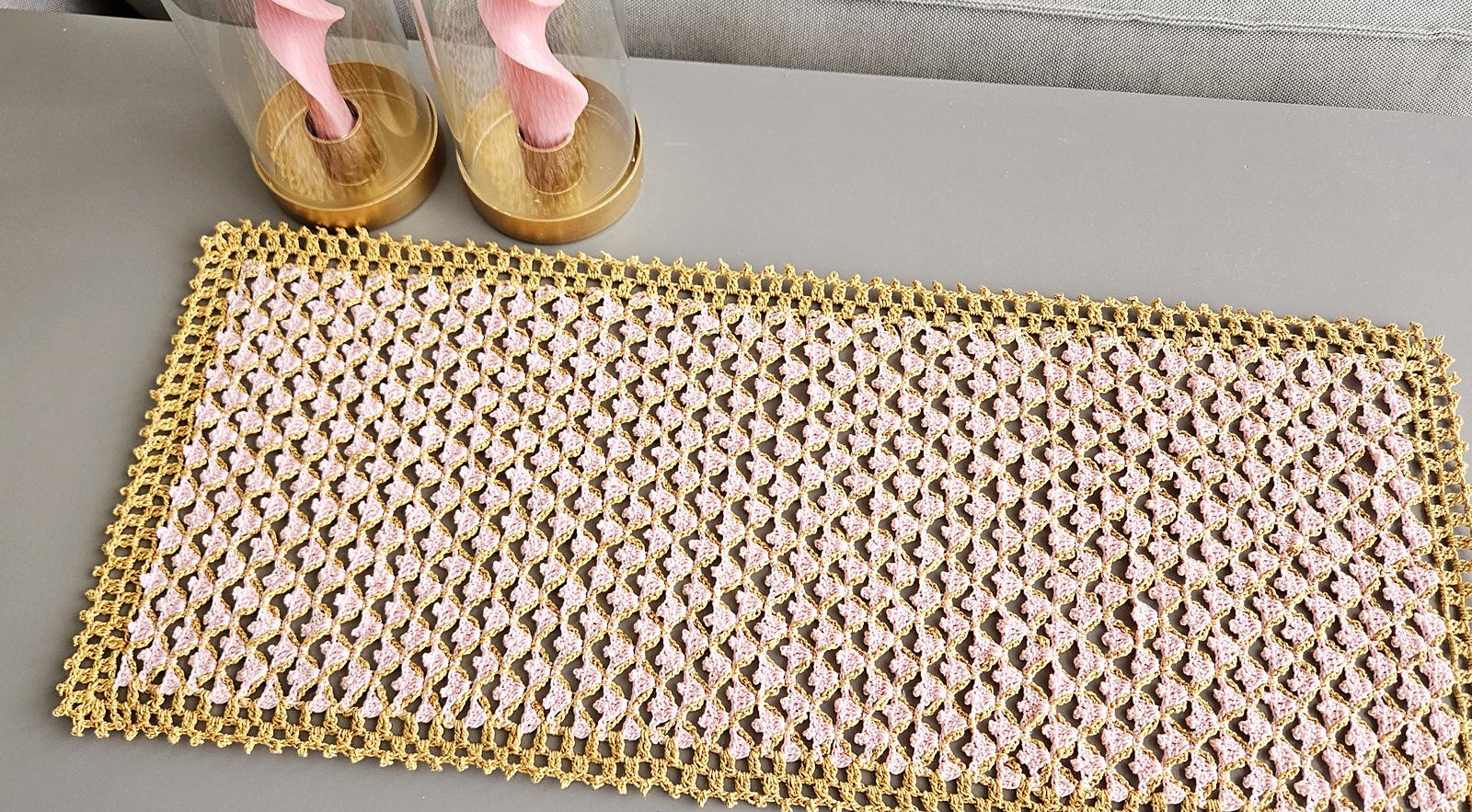 Rose Gold Table Runner