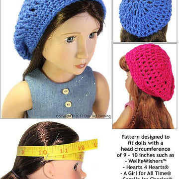 Cozy Winter Beanie for Dolls