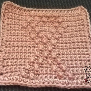 Ribbon Puff Granny Square
