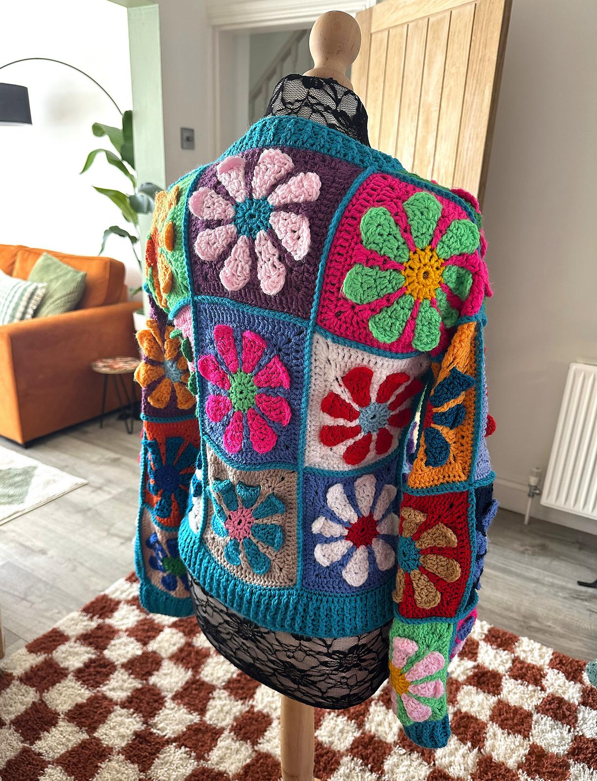 Daisy Cardigan Crochet Pattern