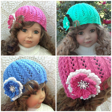 Pattern Knitted Toddler Hat Women Hat