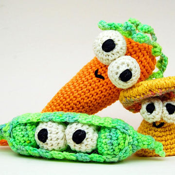 Crochet Don't Eat Your Veggies Amigurumi Toy Pattern