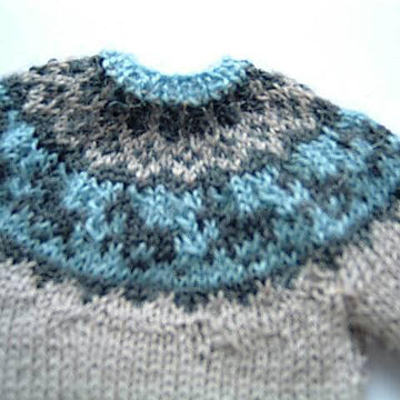 1:12th scale Icelandic style sweater with horses