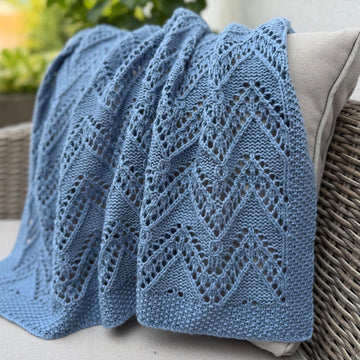 Chevron Cuddle Baby Blanket