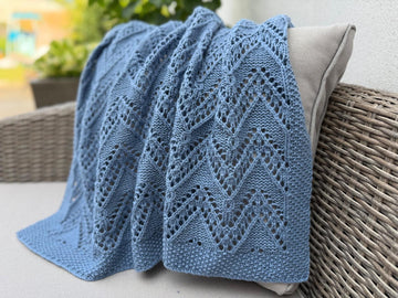 Chevron Cuddle Baby Blanket