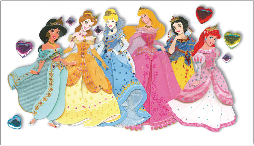Jolees Disney Dimensional Stickers - Princesses