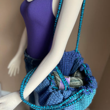 Tunisian Cinch Bag
