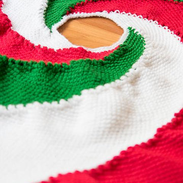 Spiral Christmas Tree Skirt
