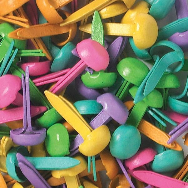 Doodlebug Mini Brads .125" 100/Pkg - Bright