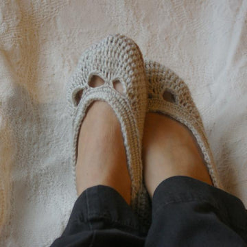 Mommy and Me Yoke Ballet Flats