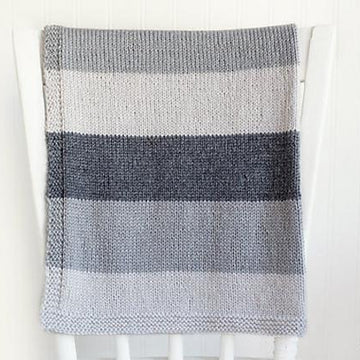 Simple Striped Baby Blanket