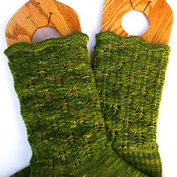 Shetland Fir Cone Socks
