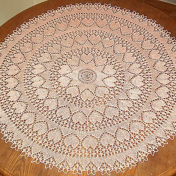 Valentine Design Shawl Tablecloth or Blanket