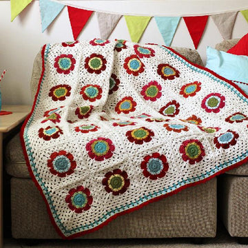 Mod Floral Blanket