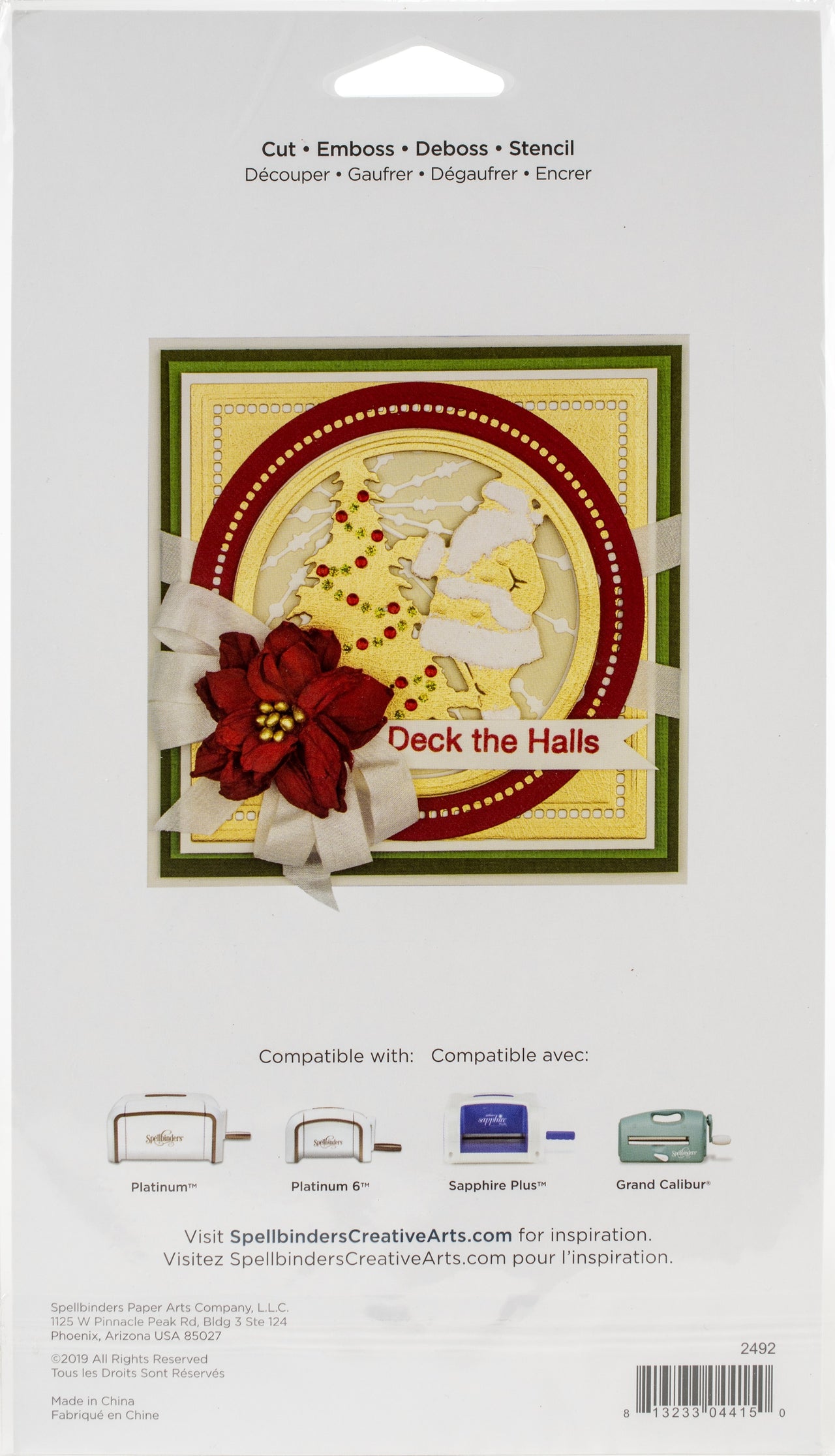 Spellbinders Shapeabilities Dies By Becca Feeken - Holiday Dome Inserts