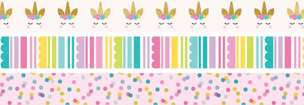Simple Stories Magical Birthday Washi Tape 3/Pkg - 619994