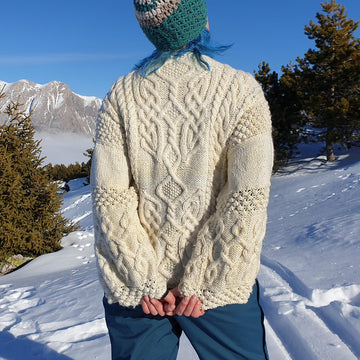 Snowstorm Irish Sweater