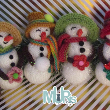 Stylish Snowmen Ornament