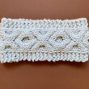 Hugs and kisses cable headband