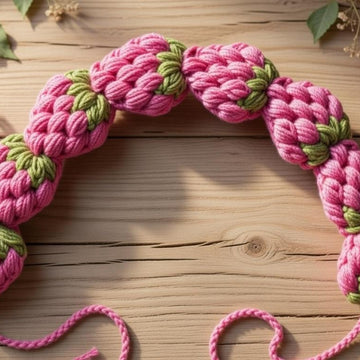 Crochet Strawberry Hair Band – PDF Pattern + Video Tutorial