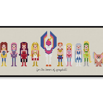 She-Ra - PDF Cross Stitch Pattern