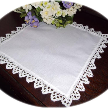 Knitted Wedding Horseshoe and Garter