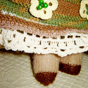 Toy knitting patten, goat plush pattern, knitt goat for gift
