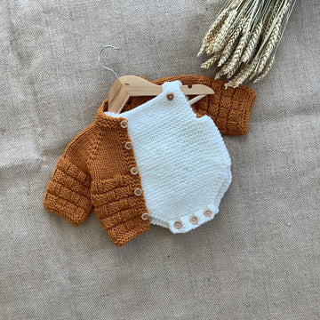Autumn Cardigan and Romper