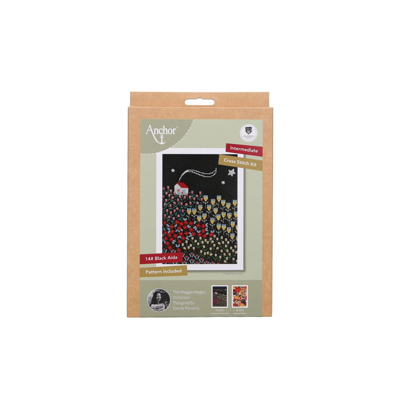 Anchor Maggie Magoo House on the Hill Cross Stitch Kit - 28 x 19 cm