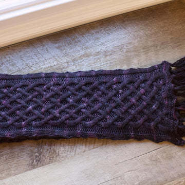 Celtic Cables Cowl and Scarf
