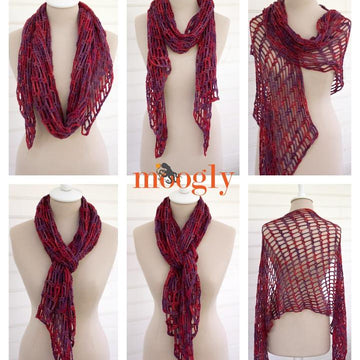 Artfully Simple Angled Scarf