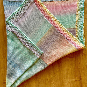 Very simple rainbow blanket