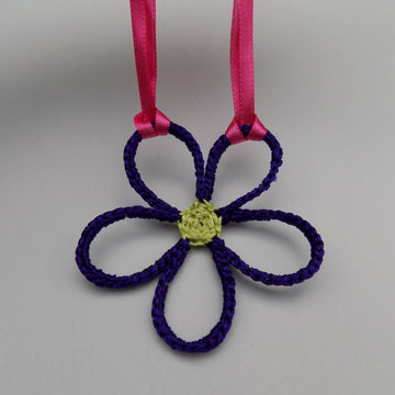 Recycled Crochet Daisy Flowers