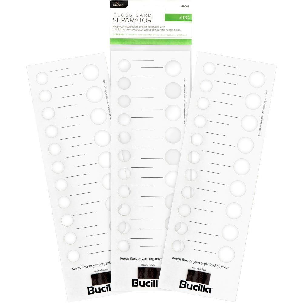 Bucilla Floss Separator Card - Large 3/Pkg