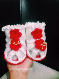 Mariah baptismal shoe