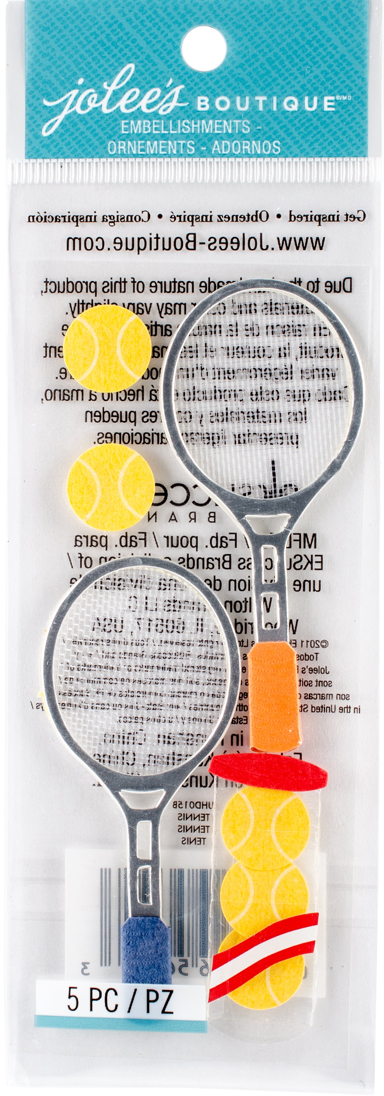 Jolee's By You Dimensional Stickers - Tennis