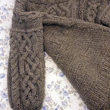 Aslaug - Celtic cables modular pullover