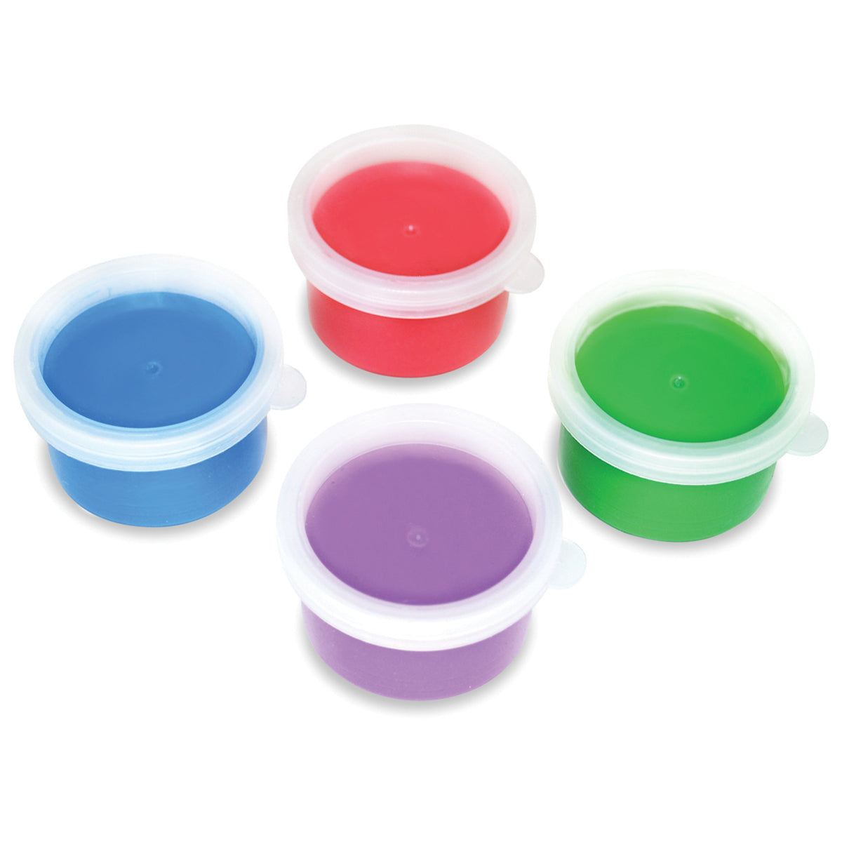 Multicraft Imports Finger Paint Tubs .7oz 4/Pkg - Fashion