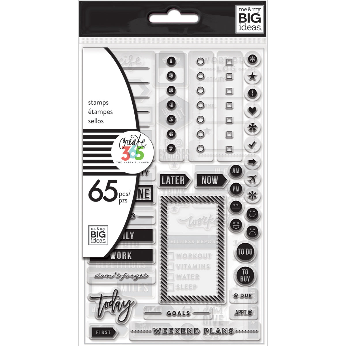 Happy Planner Clear Stamps - To Do