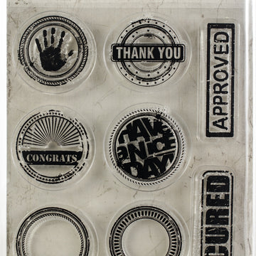 Studio Light Industrial 2.0 A6 Stamps - Circles