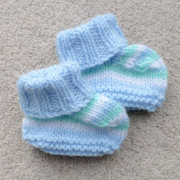 Plain or Striped Bootees