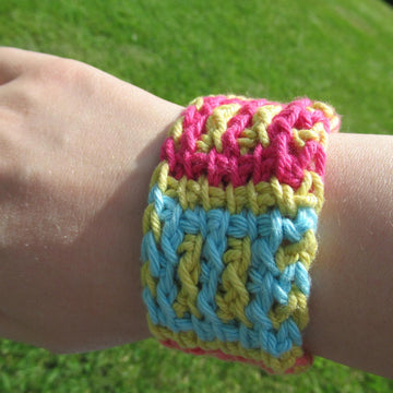 Tunisian Summer Bracelet