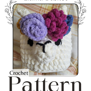 Llama Basket Crochet Pattern